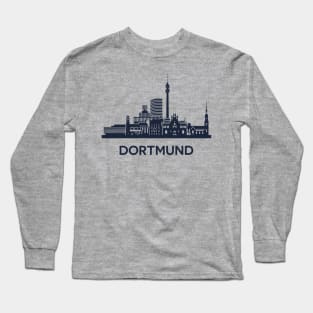 Dortmund Skyline Emblem Long Sleeve T-Shirt